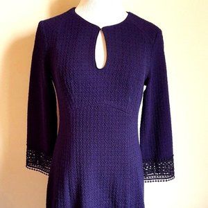 NANETTE LEPORE LEO BLUE COCKTAIL DRESS SIZE 4
